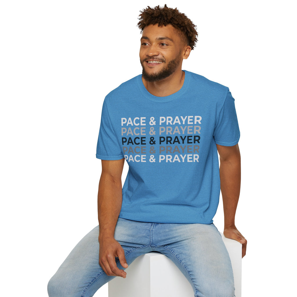 Pace & Prayer Christian Runner T-Shirt