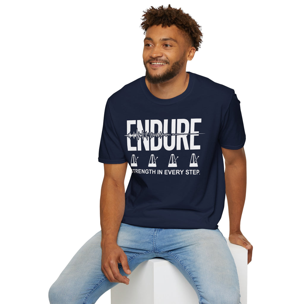 Endure: Strength in Every Step Christian Runner T-Shirt