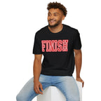 FINISH Christian Runner T-Shirt (Red)