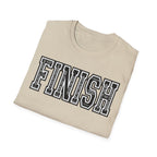 FINISH Running Christian Runner T-Shirt (Black)