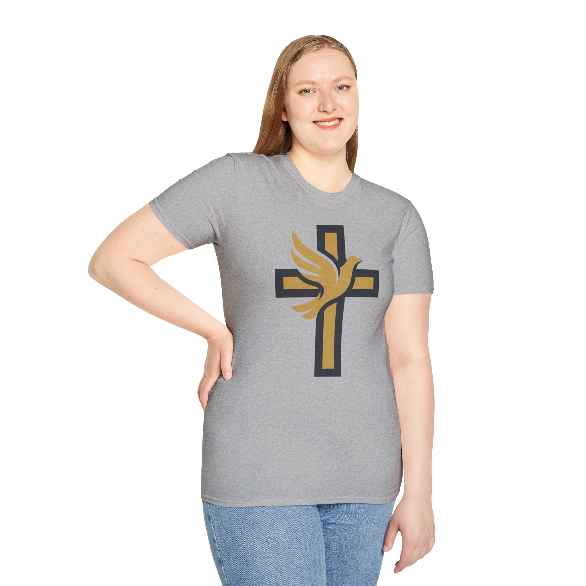 Cross & Dove Christian Runner T-Shirt