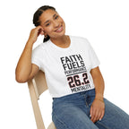 26.2 Faith Fuels Performance Christian Runner T-Shirt