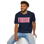 FINISH Christian Runner T-Shirt (Pink)