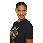 Cross Running Girl Christian Runner T-Shirt