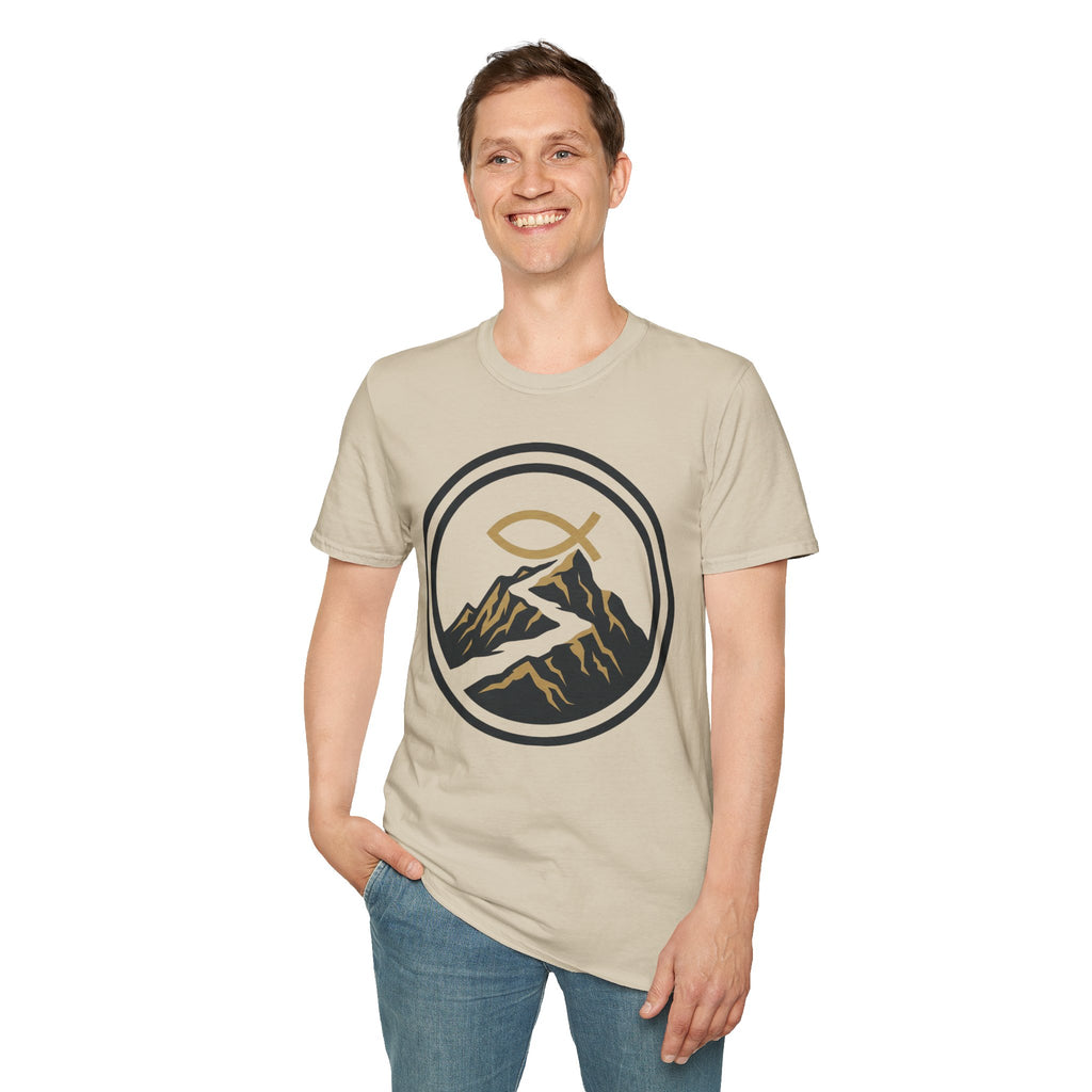 Trail Endurance Mountain Ichthys Christian Runner T-Shirt